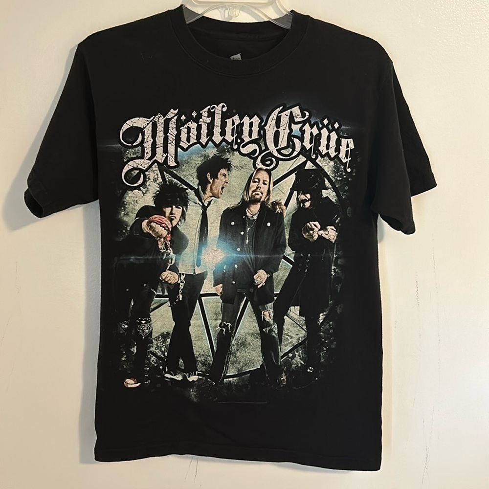 2013 Motley Crue North American Tour Black Graphic Hanes T-Shirt Size S